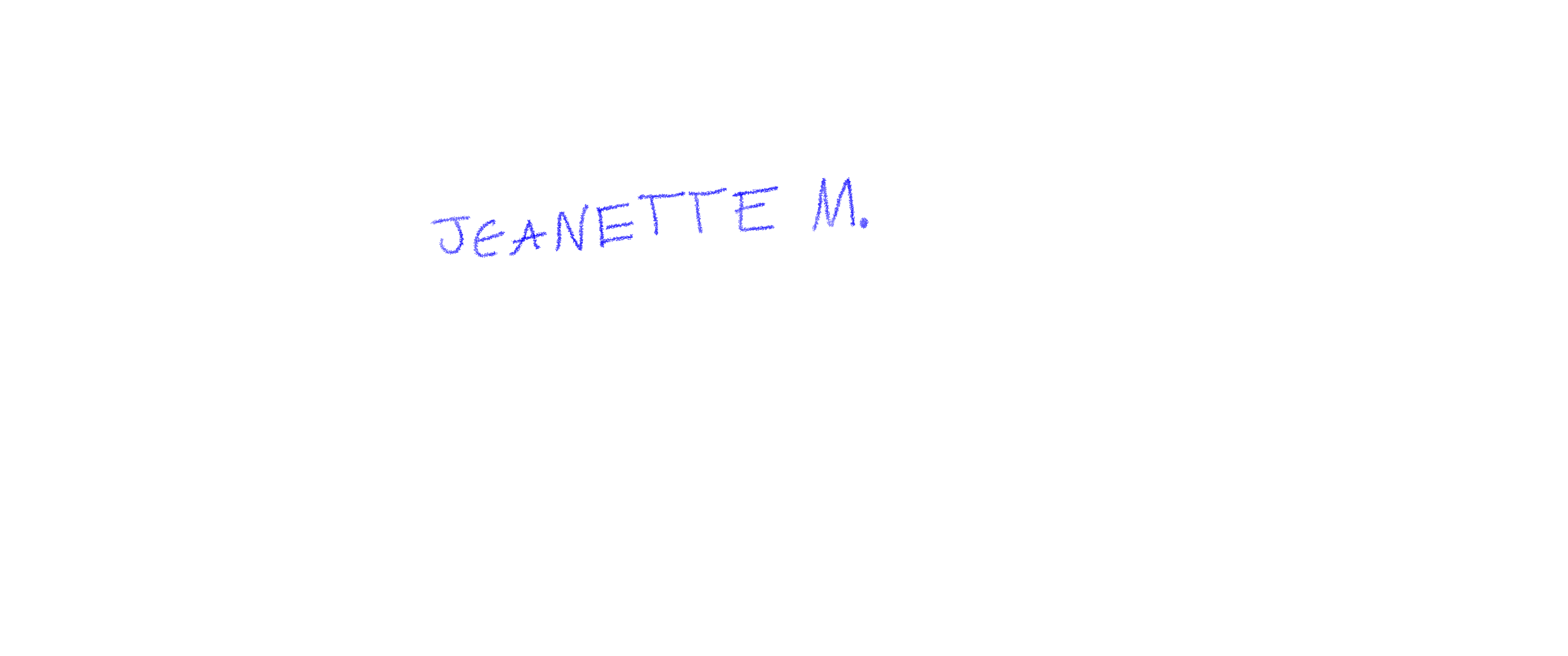 Jeanette M Signature
